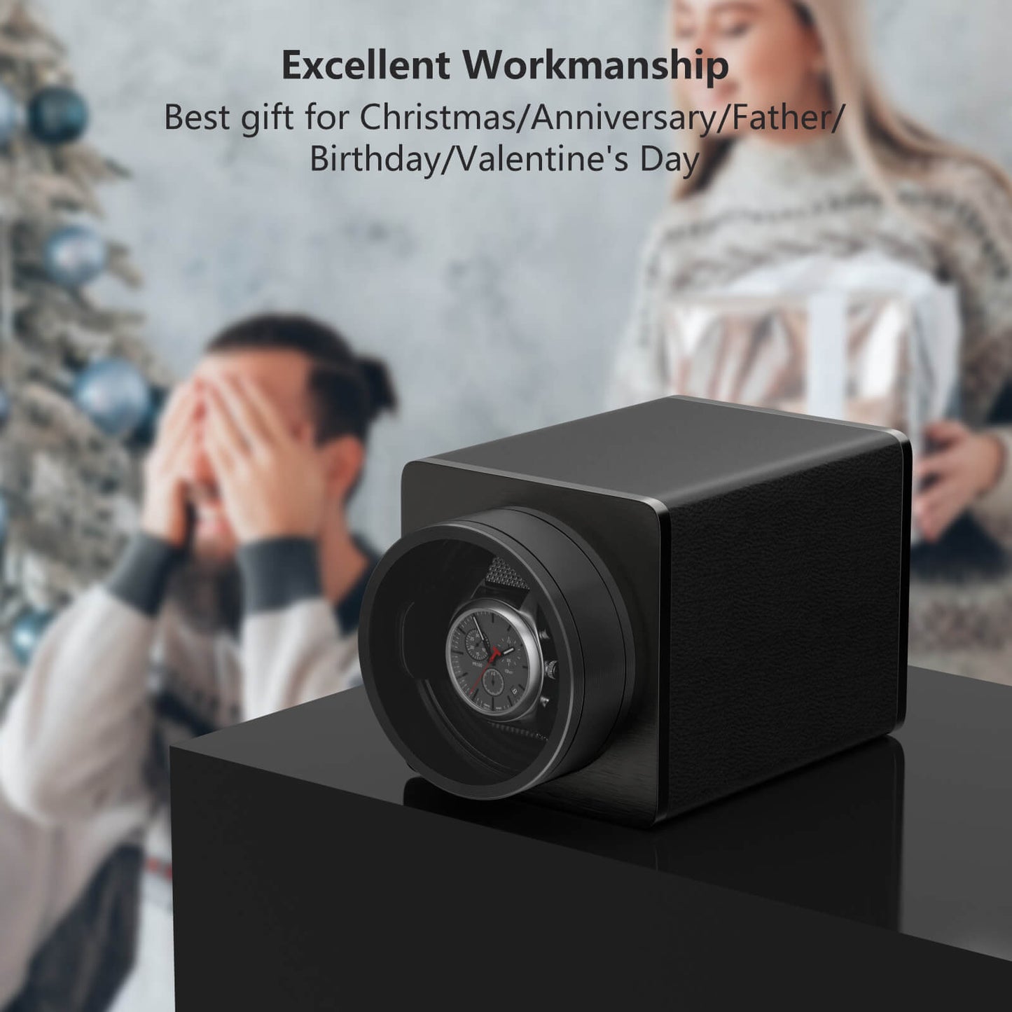 Ultra-Quiet Single Watch Winder⌚✨